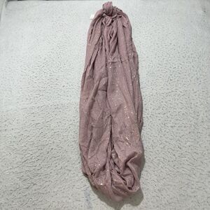 Merona Infinity Scarf Women's One Size Pink + Gold Glitter Sparkle Lightweight
